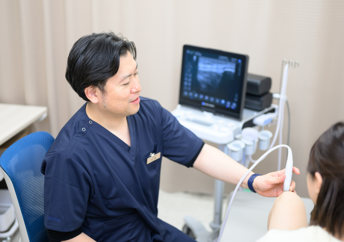 超音波を用いた的確な注射